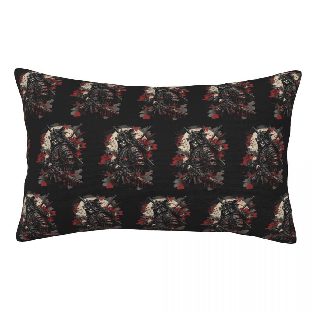 Japanese Samurai Warrior Rectangle Pillowcase Cushion Cover Decor Bedroom Bed Home Comfort Throw Pillow
