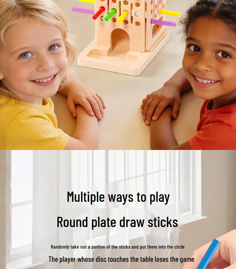 Children's Balance Game: Stick Pulling, Educational Toy for Parent-Child Interaction and Kindergarten Thinking Training
