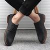 Zapatos Casuales de Cuero para Hombre 2024 Transpirables Mocasines para Hombre Moda Slip-On Suaves Zapatos para Conducir Zapatillas Hombre