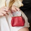 Retro Mini Lock Clip Coin Purse, Daily Portable and Cute Handheld Storage, Solid Color Simple  Key Bag