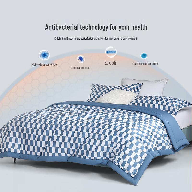 Mercury Home Textiles All-Season Checkerboard Fiber Quilt