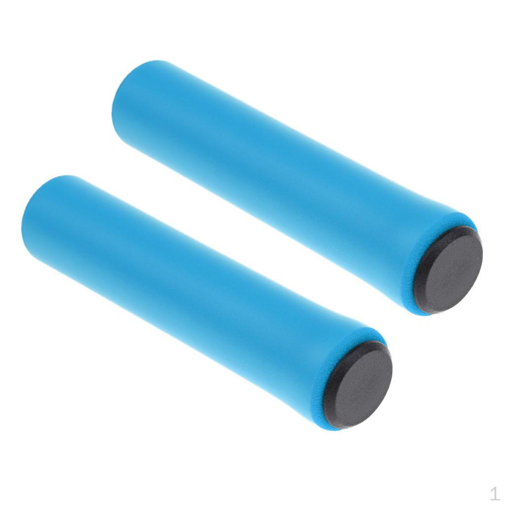 MTB Bike Handlebar Grips Soft Antiskid Ends