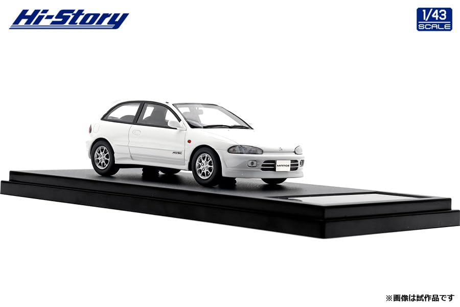 Hi Story Mitsubishi Mirage Scotia White 1/43 Cyborg-R (1992) (Finished Product)