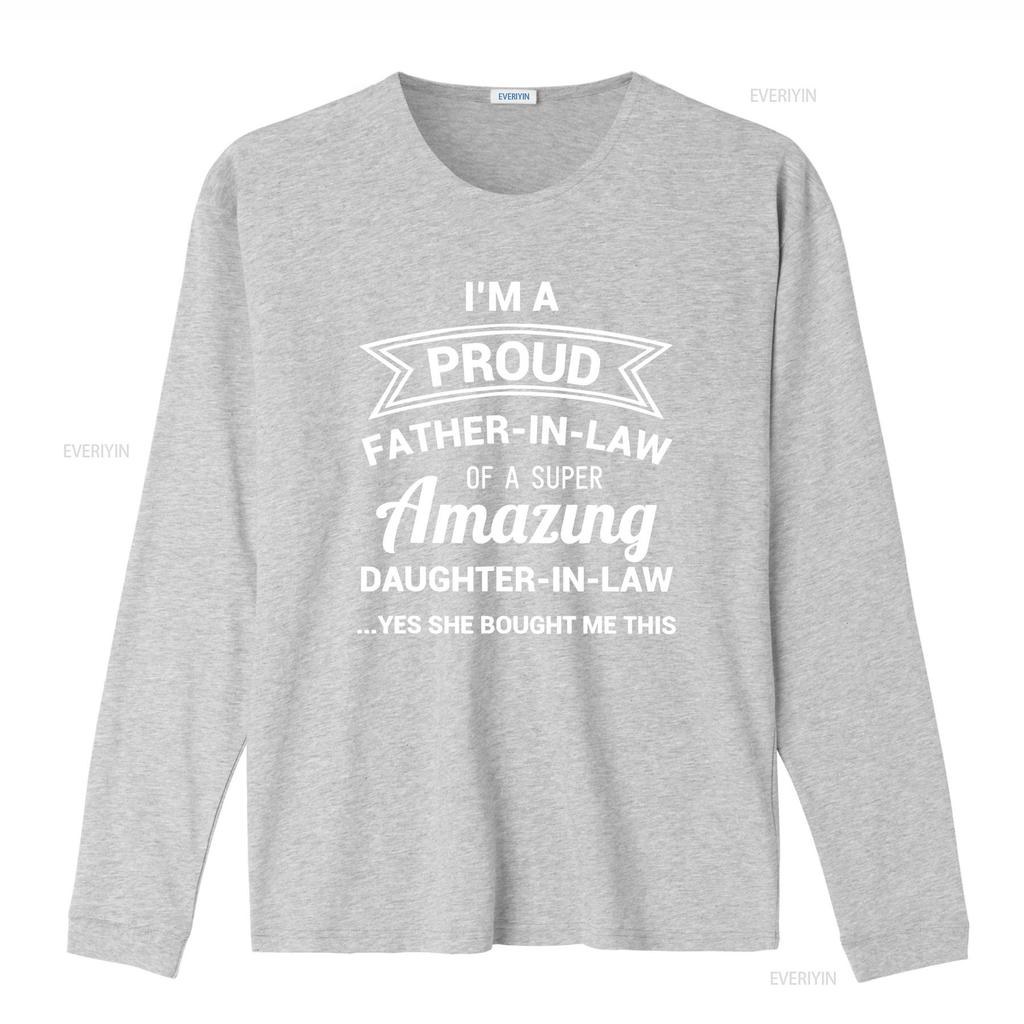 Funny Proud Father in Law T Shirt Dad Fathers Day Ideas vintage Washed Stretched Breathable Unisex Top For Everyday Wear