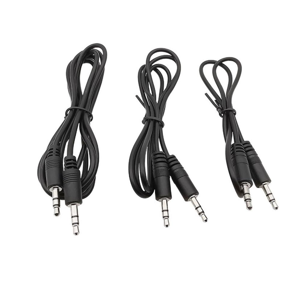1PC 3.5mm Male Stereo Audio Aux Cable Connector 1/8'' TRS Plug Audio Headphone Cord Line Extension Wire 50/100/150cm(150CM)