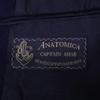 ANATOMICA 530-522-05 LONG PEA COAT USN Wool 13 Star Anchor Button Long Pea coat 38 NavyUsed