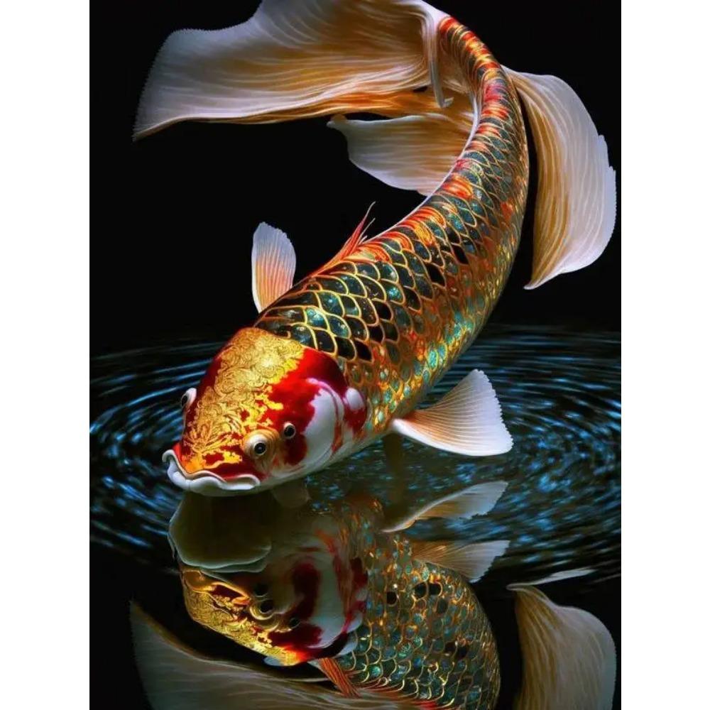 DIY Full Round Diamond Painting Cross Stitch 3D Art Style Home Scene Animal Decorative Diamond Painting 5d Diamond Art Painting