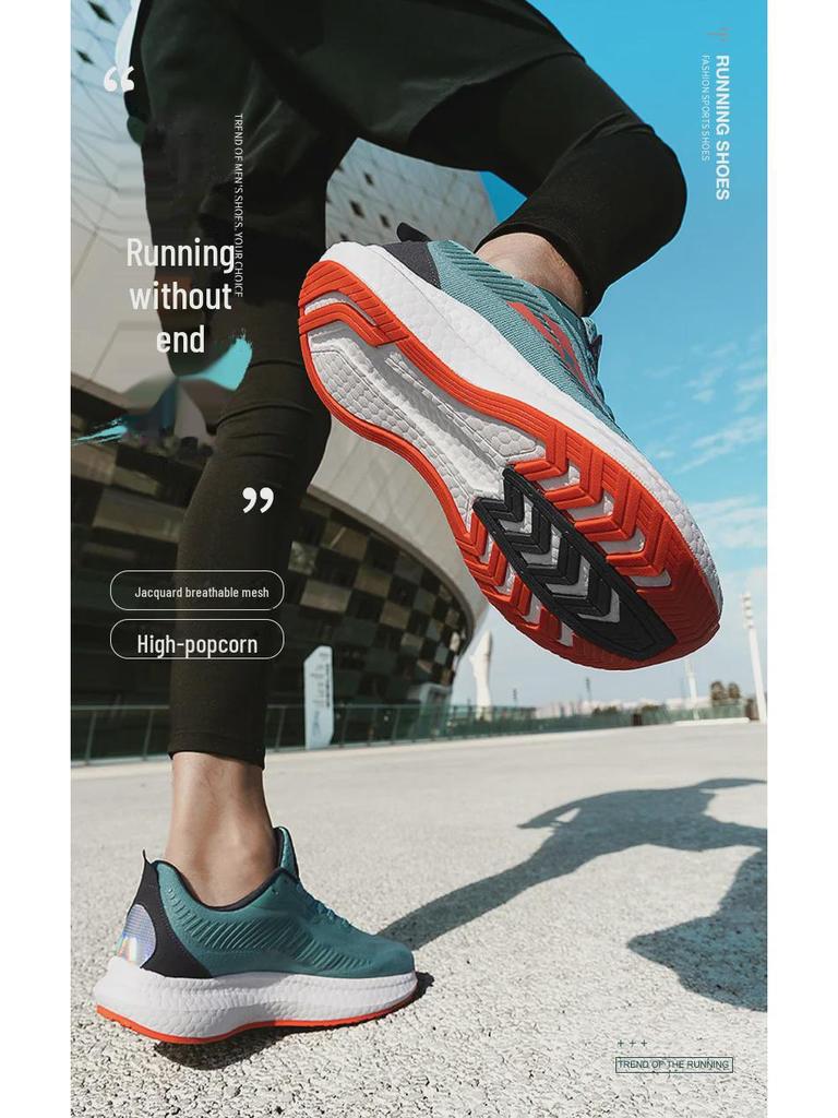 Men's 4E Wide Running Shoes with Enhanced Shock Absorption, Ultra-Lightweight, Breathable, Non-Slip, and Ultra-Soft for Summer