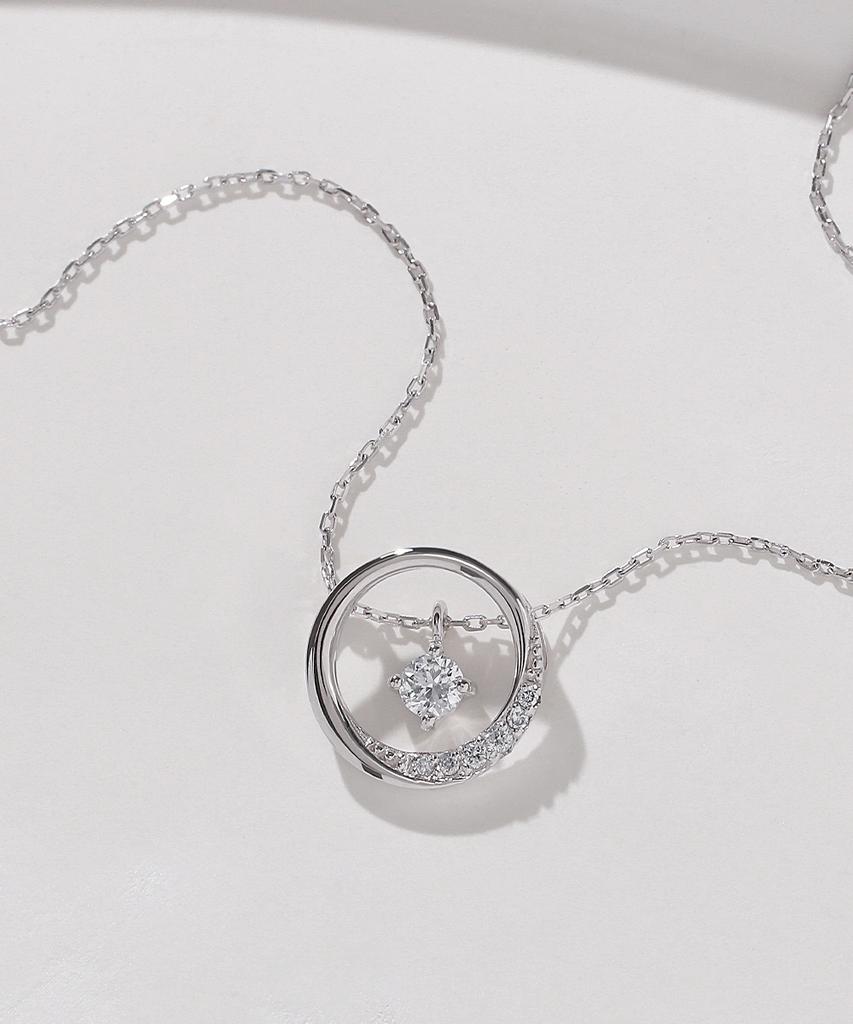 Mcel 18K Selina 0.1 Carat Lab Diamond Necklace