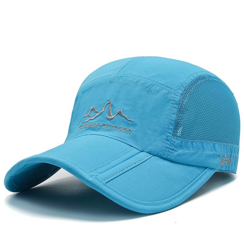 Men's baseball cap summer folding hat outdoor sports sun protection cap sunshade cap men's and women's mesh cap