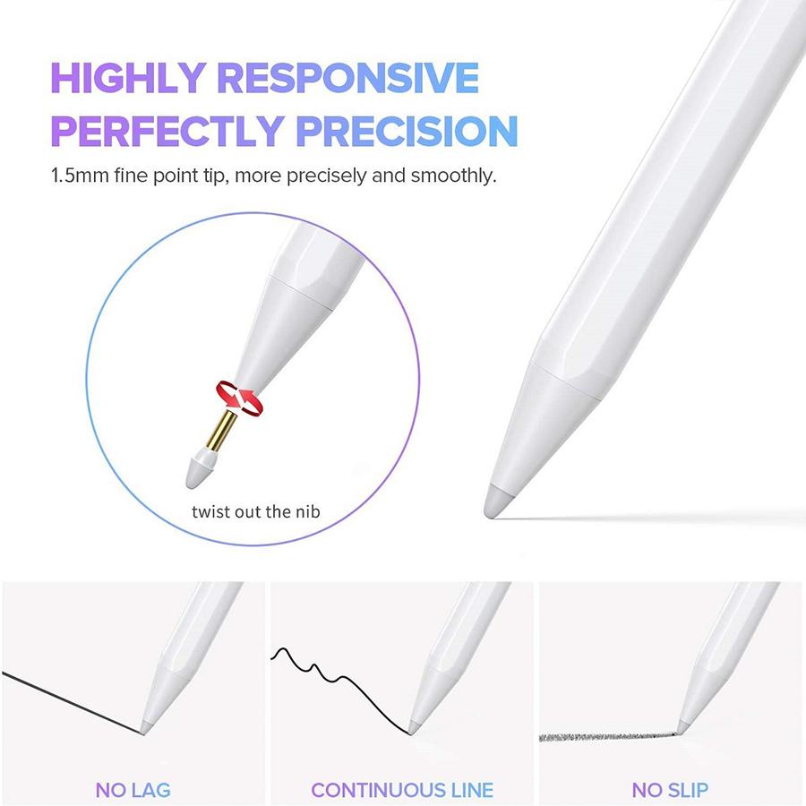 Stylus Pen For 2018-2021 Apple iPad 7th/8th 11" 12.9" Pencil