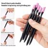 5 Pcs Cuticle File Stone Nail File Stone Cuticle Pusher Nail Art Polishing Pen Nail Grinding Pen
