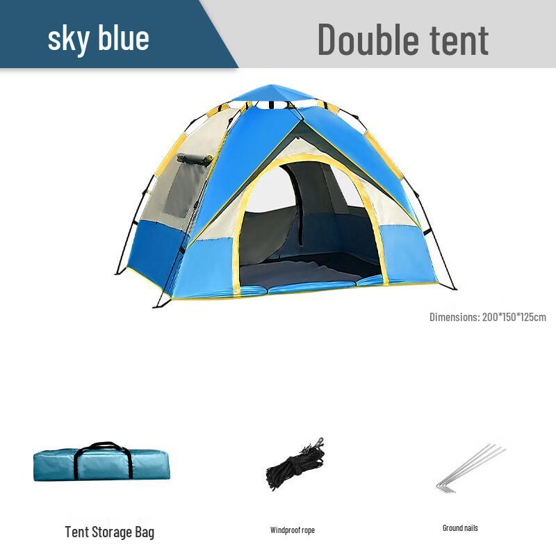ZISIZ Outdoor Folding Camping Tent