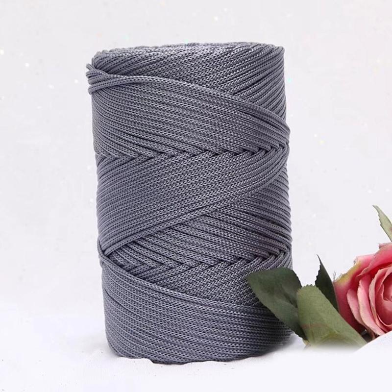 Fio Adicional de Polipropileno Centro Vazio Fio para Artesanato Substância Macia Ventilada Para Tricô Crochê Uso Constante