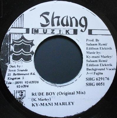 7inch Record KYMANI MARLEY - Rude Boy SHG0051 Shang Muzik Jamaica Reggae, Ska & Dub Used