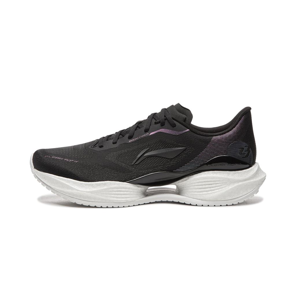 Li Ning Super Light 23 Cushioning Slip Resistant Abrasion Resistant Breathable Low top Running Shoes Women's Black ARBW018-3