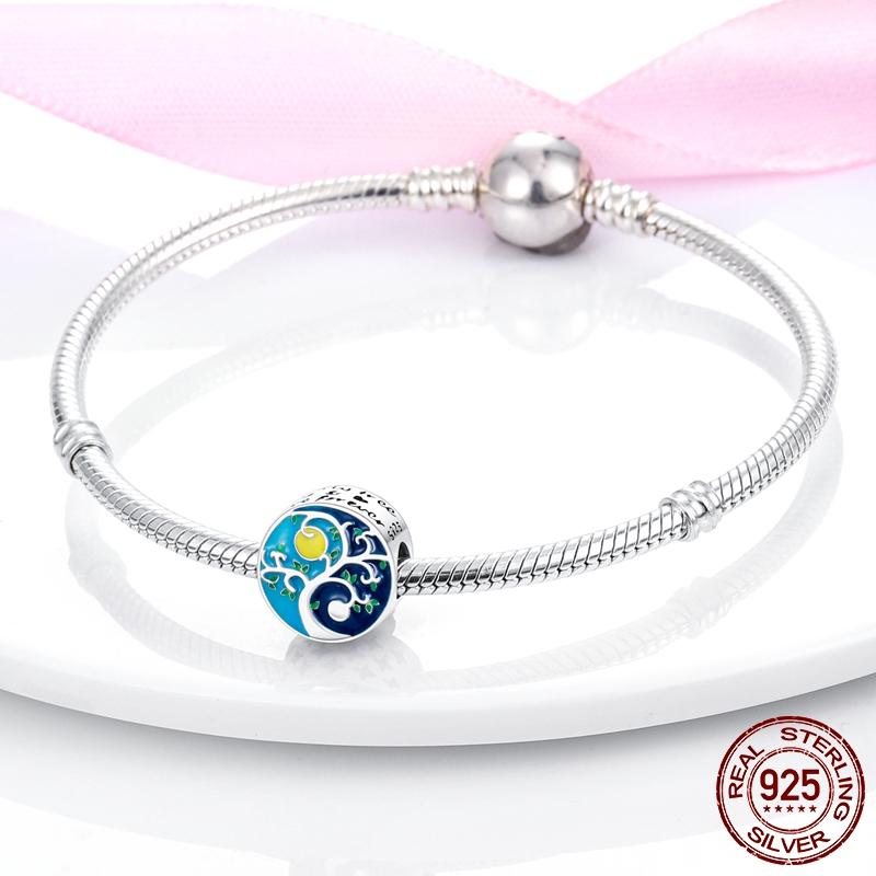 Copper Sky Moon Star Sun Rainbow Beads Fit Original Bracelet Necklace For Women Jewelry Making Gift