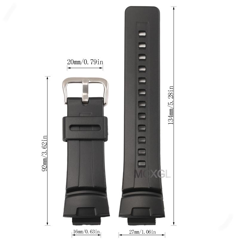 Herren Resin Uhrenarmband Kompatibel für Casio G-100 g101 200 GW-2310 2110 g2300 Damen Gummi Armband Uhrenzubehör