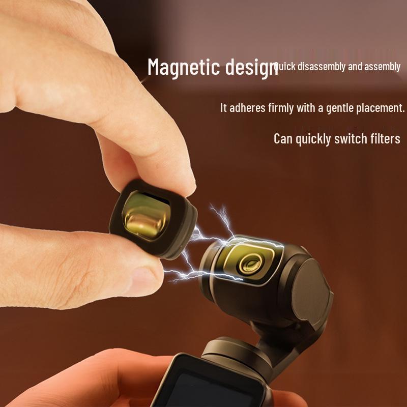 DJI Pocket 3 Magnetic Filter Set: ND, Adjustable Dimming, CPL Polarizing Filters