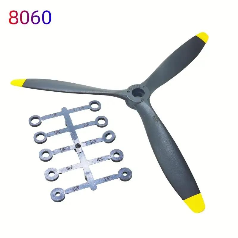 1PC 3-bladed Propeller 8060 9060 1060 1170 1380 Pro for RC Aircraft Model Accessory Spare Parts