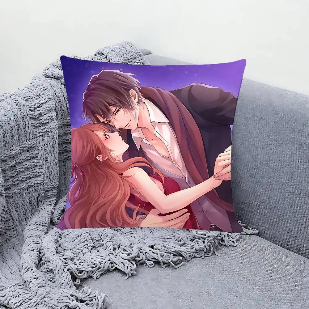 Japan S-Sympathy K-Kiss Game Pillow Case Cushion Cover Soft Cute Throw Pillow Case For Car Sofa Pillowcase Polyester With Zipper
