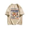Japanese Anime Street Mens and Womens Printed Short Sleeved Tshirts Hiphop Casual Fashion Cotton Tshirts EU Size Round Top