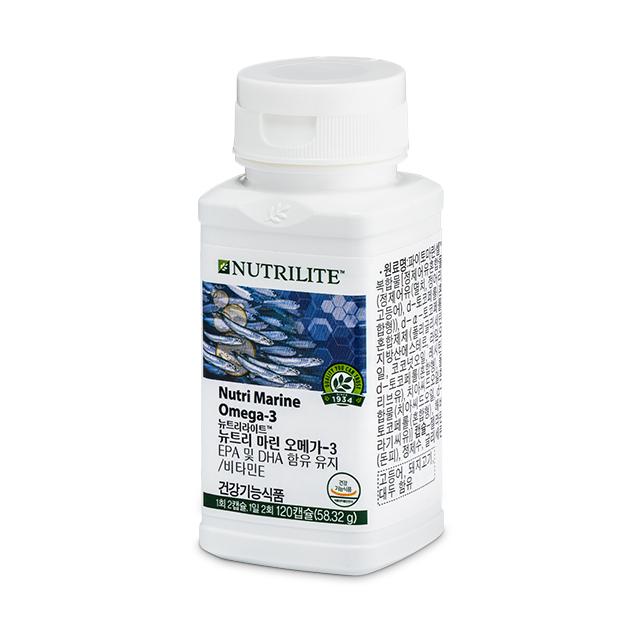 Nutri Marine Omega-3 (120 capsules, 30-day supply)