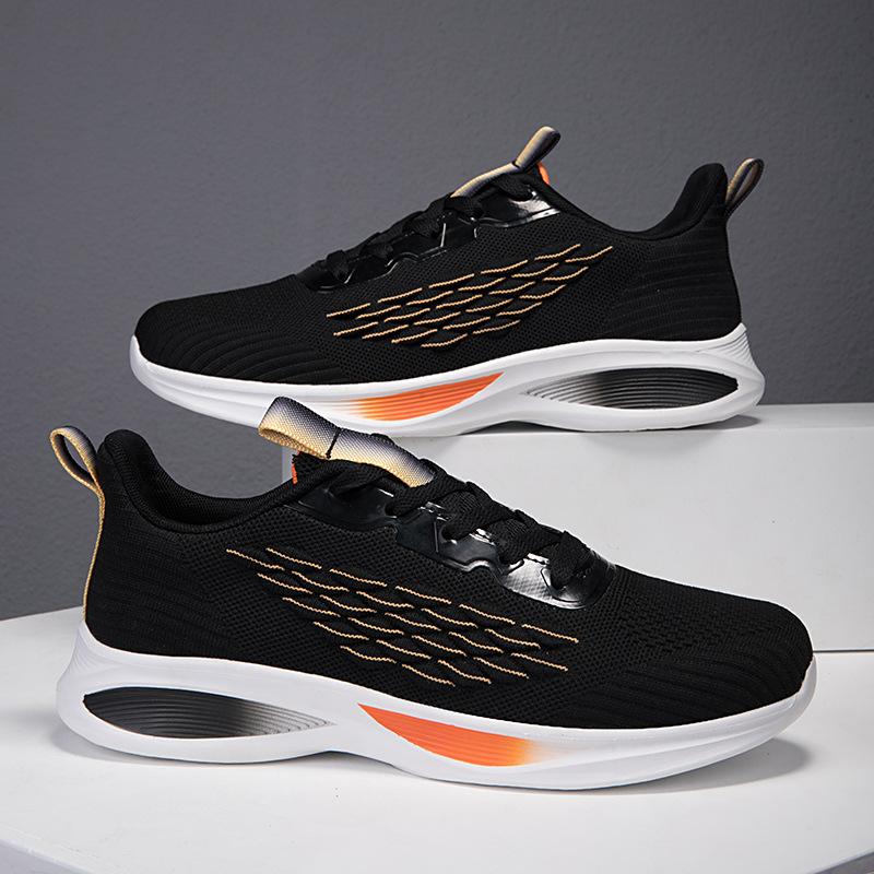 Sneakers men's shoes new spring and summer breathable soft-soled running shoes men's lightweight shock-absorbing versatile casual shoes