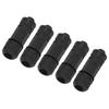 5 Pcs 4 Pin Female Aviation Connector 716 Inch 28UNS Thread IP67 Waterproof Aviation Cable