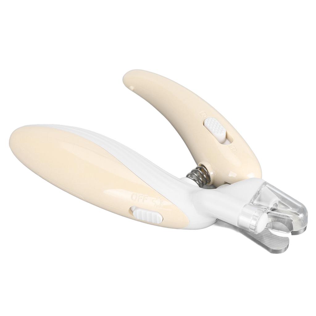 Unghieră pentru animale de companie cu lumină LED, trimmer pentru gheare animale de companie, oțel inoxidabil, siguranță, unghieră ergonomică pentru câini