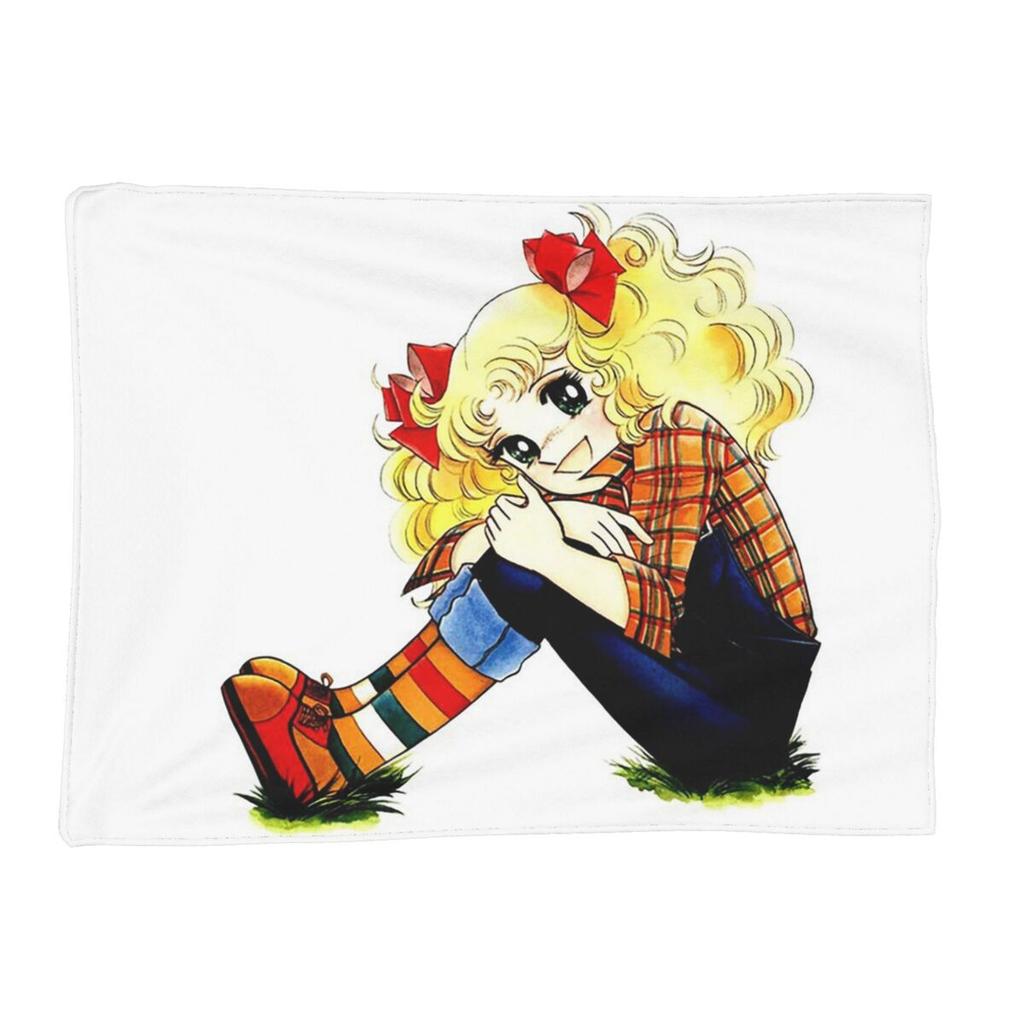 Candy Candy Anime Manga Blankets Soft Warm Flannel Throw Blanket Bedding for Bed Living Room Picnic Travel Home Sofa