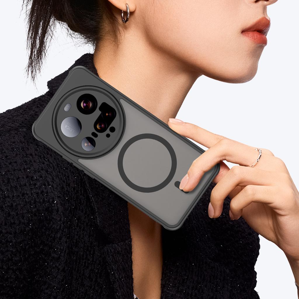 For Xiaomi 15 Ultra Case Compatible with MagSafe Anti Drop PC+TPU Phone Cover