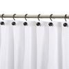 Set of 4 Practical Shower Curtain Rings Decorative Metal Hooks with Hollow Balls Designs for Bathroom Liners