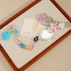 Cat Charm Bag Pendant With Feather Keychain For Fashion Accessories