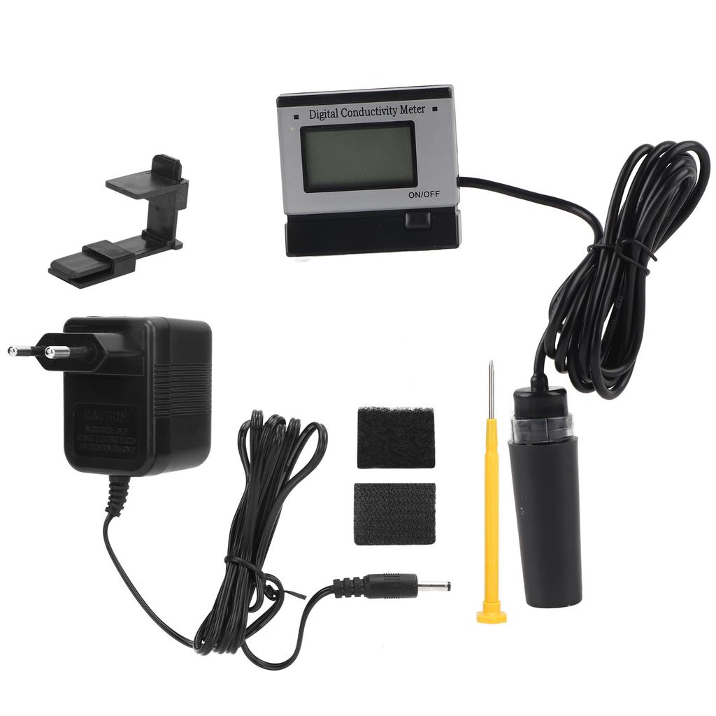EC‑1383B Online EC Conductivity Monitor with LED Screen for Laboratory Aquariums Aquaculture