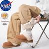 NASA MARVEL Men's Winter Fleece-Lined Straight-Leg Casual Pants