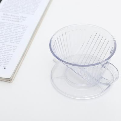Kleine Koffie Dripper Transparante Herbruikbare Filterbeker Herbruikbare Kegelvormige Koffiebeker Handmatig Zetten