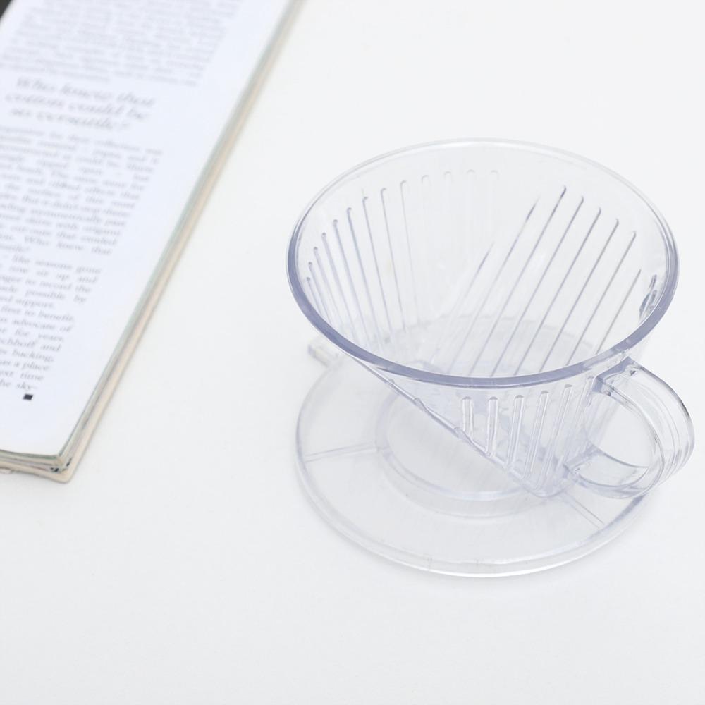 Small Size Coffee Dripper Transparent Reusable Filter Cup Reusable Cone Coffee Cup  Manual Brewing