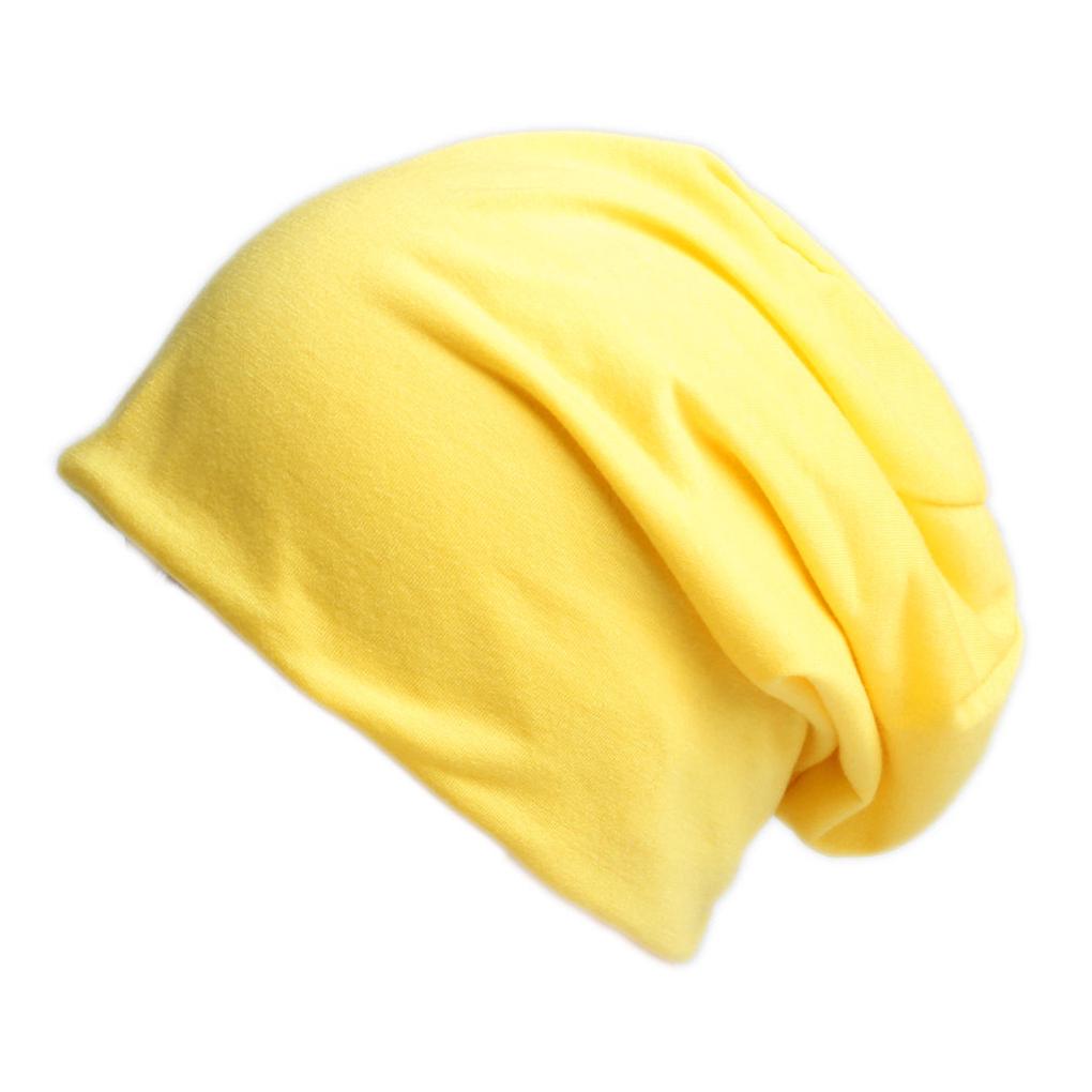 

Зимняя Теплая Женская Мужская Вязаная Шапка Оверсайз Лыжная Шапка Бини жёлтый