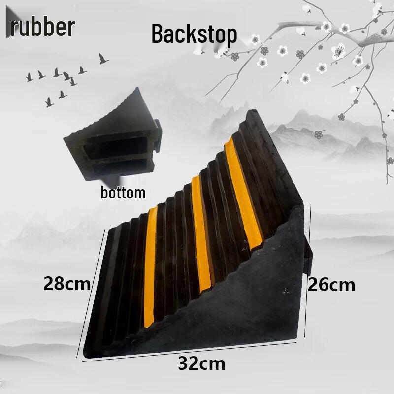 Portable Rubber Car Wheel Chock