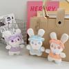 Adorable Mini Bunny Keychain Soft Plush Toy Bag Accessory 2023 New Design