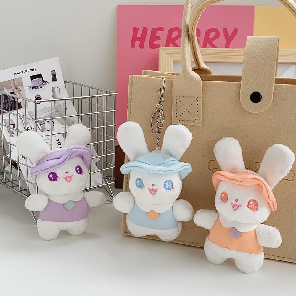 Adorable Mini Bunny Keychain Soft Plush Toy Bag Accessory 2023 New Design