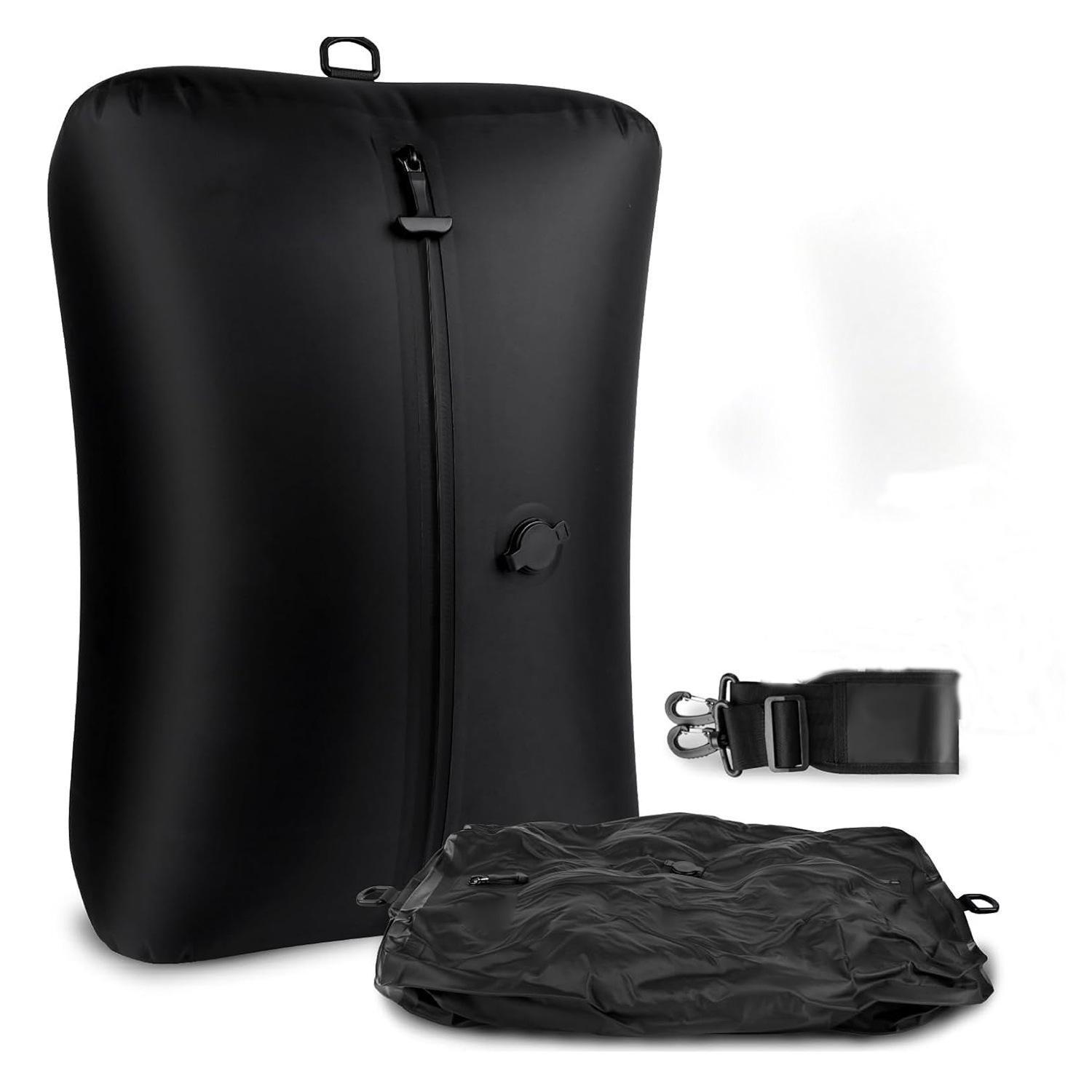 TPU Airtight Zipper Vacuum Compression Bag – Lightweight Foldable Travel Backpack