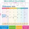 Magnetic Calendar for Fridge, 11.8"x 10", 2026-2027 Monthly Refrigerator Calendar from Jan.2026 - June.2027 Prefect for Planning