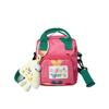 Kids Small Square Crossbody Bag With Cartoon Pendant Composite For Use Daily