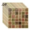 Waterproof Kitchen Backsplash Decal 10Pcs 3D Mosaic Wall Sticker Oil-Proof Tile Decal Peel And Stick Stickers Backsplash Self-Adhesive Bathroom