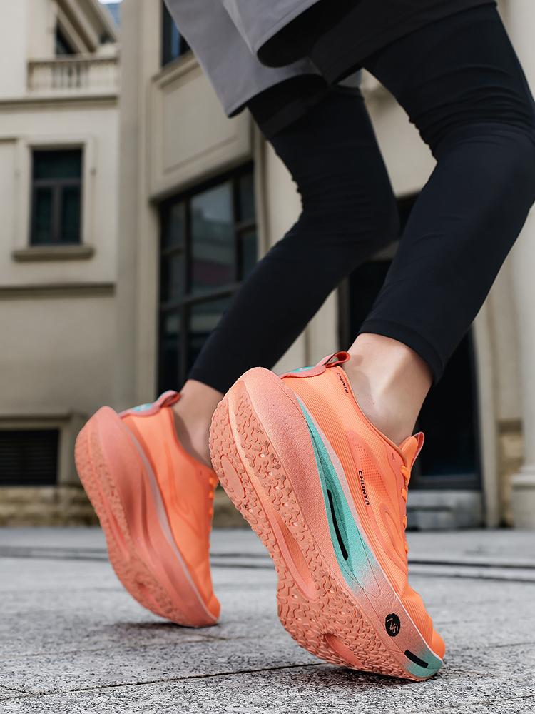 Running Shoes Men Carbon Plate Speciality Marathon Sports Breathable Lightweight Women's Comfortable Nonskid Leisure Sneakers