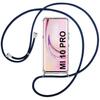 Case - Xiaomi - Mi 10 Pro - TPU - Shockproof - Flexible - Navy Blue Lanyard