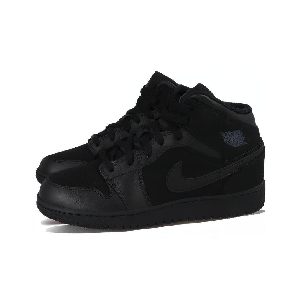 Jordan 1 Mid Triple Black 2016 GS 554725-050