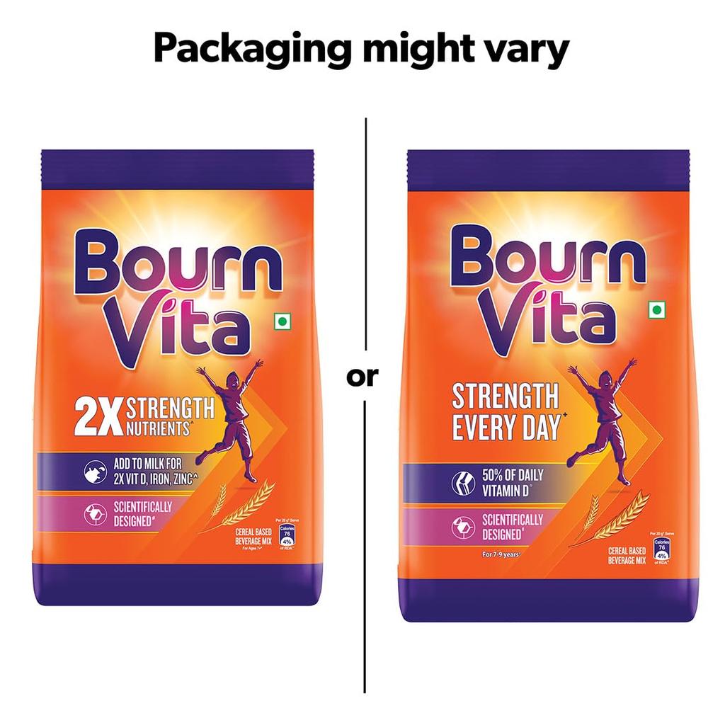 Bournvita Chocolate Nutrition Drink, 500 g Pouch